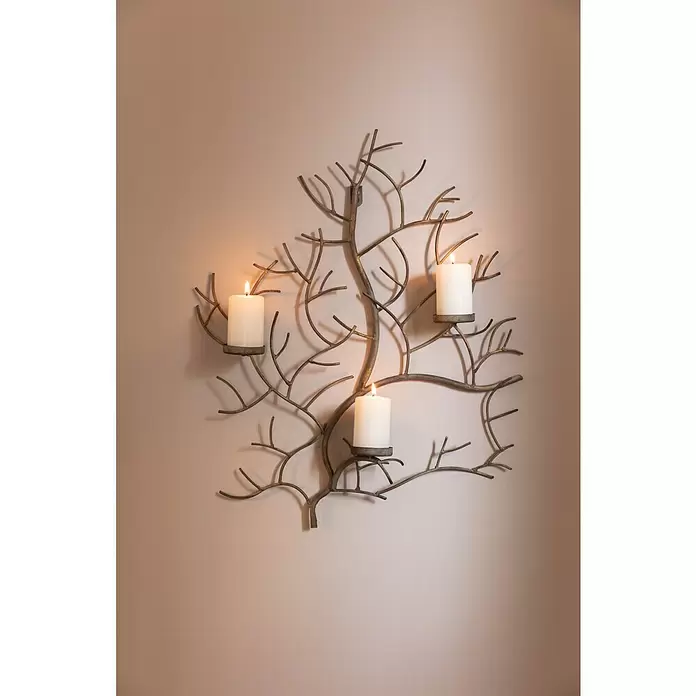 Wandobjekt Ralia - 48 x 55 cm, Beige, Grau - Stimmungsaufnahme