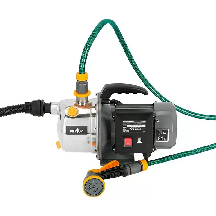 Neptun Vrtna pumpa NGP-E 100 - 1.000 W, Maksimalni protok: 4.600 l/h - Pogled sprijeda