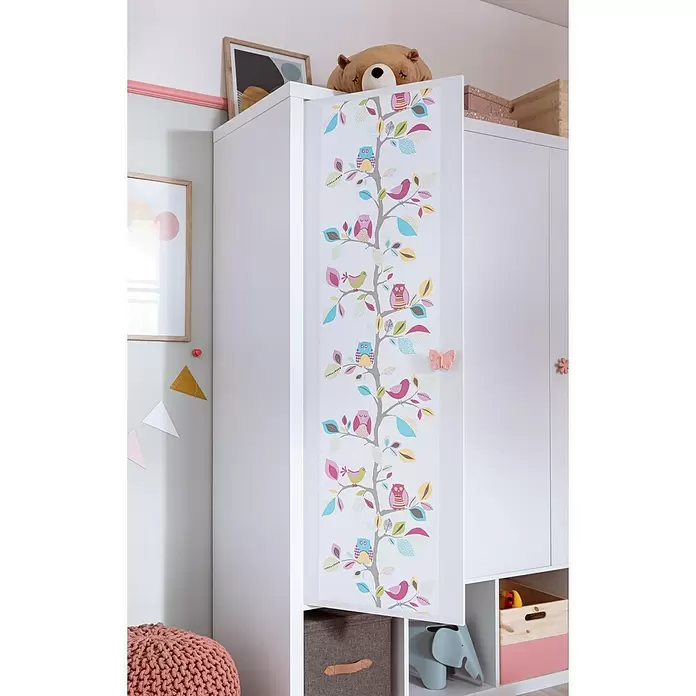 AS Creation Dizajnerski panel [SI] pop.up - [SI] Eulen, Barvni, 35 cm x 2,5 m - Zračna perspektiva