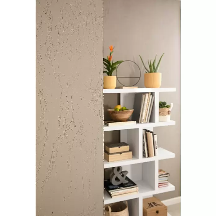 SCHÖNER WOHNEN-Farbe Trendstruktur Effektspachtel - Sichtbeton-Optik, 16 kg, Grau - Stimmungsaufnahme