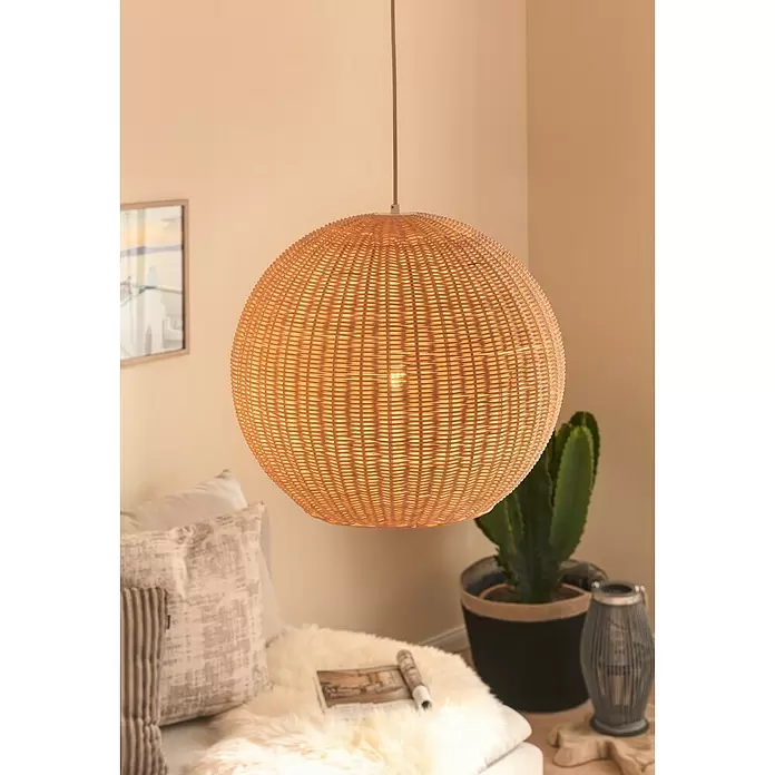 Lavida Lámpara colgante Tisha - 40 W, Marrón, E27 - Foto ambiente
