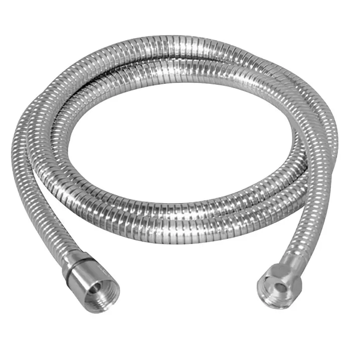 Best Design Doucheslang Ore-Metal - Lengte: 150 cm, ½″, Roestvrij staal, RVS - Diagonaal zicht