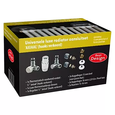 Best Design  Installatieset voor radiatoren Axiaal