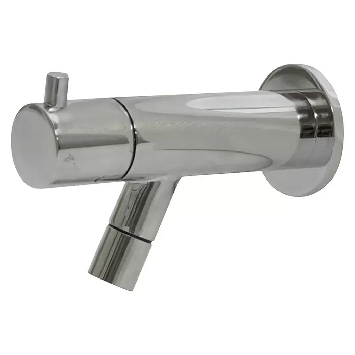 Best Design Wand fonteinkraan Spador - Chroom, Glanzend - Diagonaal zicht