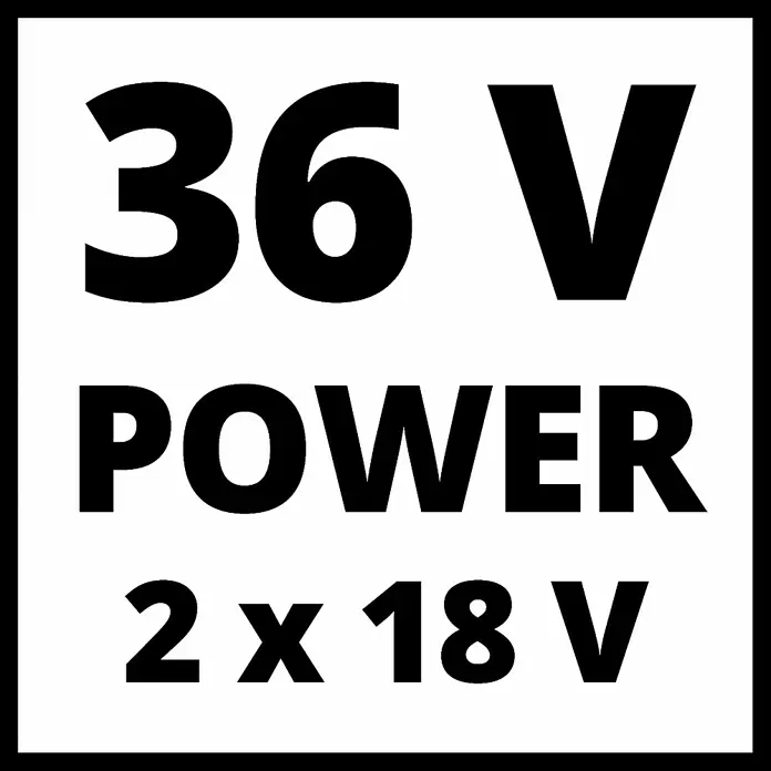 Einhell Power X-Change Akku-Rasenmäher GP-CM 36/41 Li - 18 V, 2 Akkus, 4 Ah, Schnittbreite: 41 cm - Skizze
