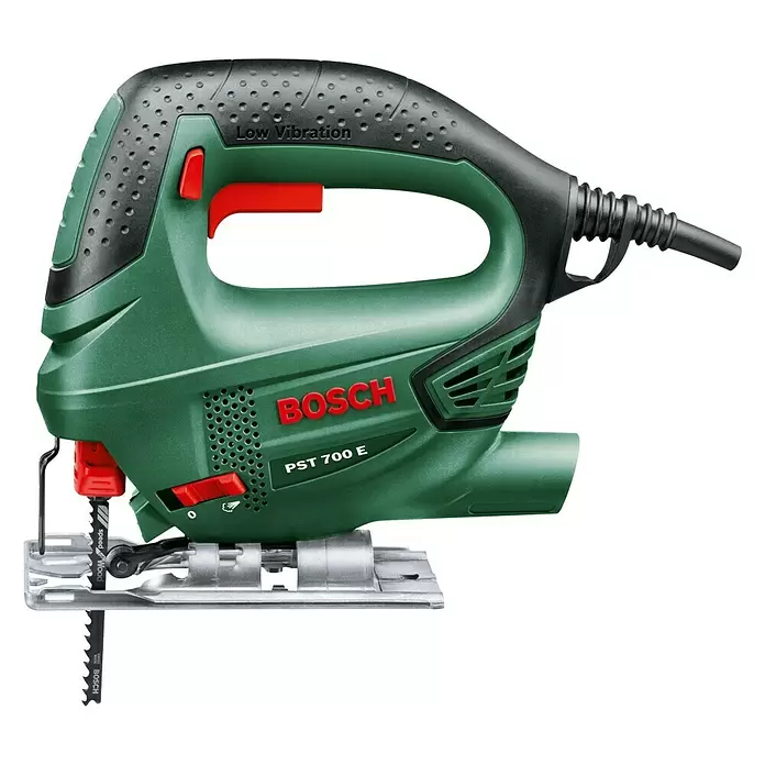 Bosch Stichsäge PST 700 E - 500 W, 500 Hübe/min - 3.100 Hübe/min - Linke Seitenansicht
