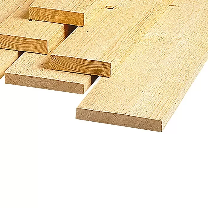 Tabla de encofrado - 300 x 10 x 2,3 cm, Abeto rojo/abeto, Aserrado - Primer plano