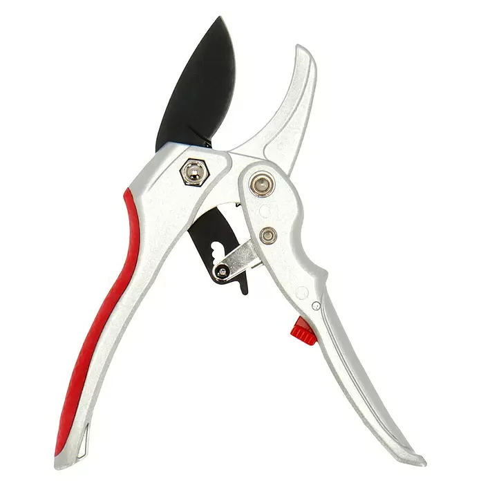 Gardol Premium Profi-Gartenschere - Amboss, Max. Aststärke: 20 mm, Ratschengetriebe - Rückansicht