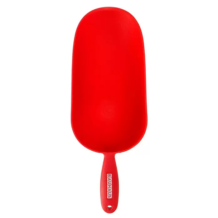 BAUHAUS Schaufel XXL - 12 cm, Rot - Vorderansicht