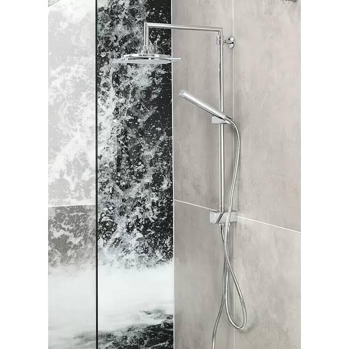 Mixomat Duschsystem Ohio - Lochabstand: 70 cm, Anzahl Strahlarten: 1 Stk., Chrom - Stimmungsaufnahme
