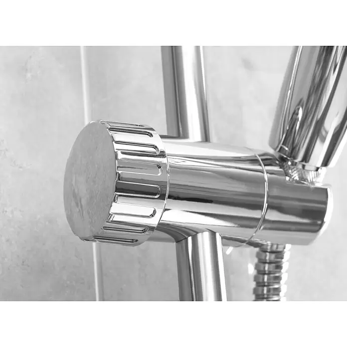 Mixomat Conjunto de ducha Cuba - Tipos de chorro: Chorro de ducha intenso, Chorro de lluvia intensa, Lluvia de masaje con remolinos, Cromo - Foto ambiente