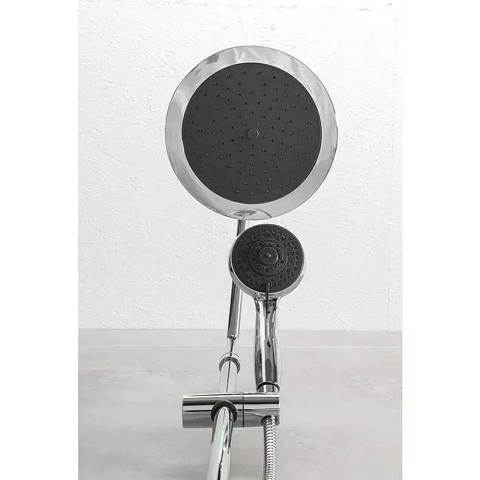 Mixomat Duschsystem Dallas - Mit Umsteller, Lochabstand: 67 cm, Anzahl Strahlarten: 5 Stk., Chrom/Anthrazit - Stimmungsaufnahme