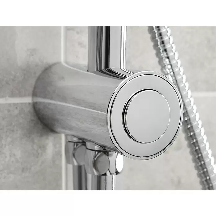 Mixomat Duschsystem Dallas - Mit Umsteller, Lochabstand: 67 cm, Anzahl Strahlarten: 5 Stk., Chrom/Anthrazit - Stimmungsaufnahme