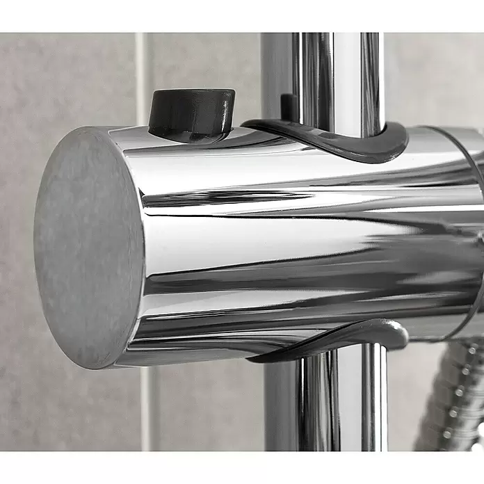 Mixomat Duschsystem Dallas - Mit Umsteller, Lochabstand: 67 cm, Anzahl Strahlarten: 5 Stk., Chrom/Anthrazit - Stimmungsaufnahme