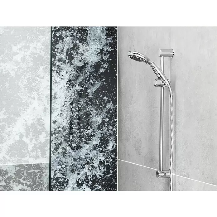 Mixomat Conjunto de ducha Cuba - Tipos de chorro: Chorro de ducha intenso, Chorro de lluvia intensa, Lluvia de masaje con remolinos, Cromo - Foto ambiente
