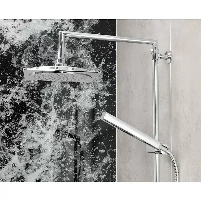 Mixomat Duschsystem Ohio - Lochabstand: 70 cm, Anzahl Strahlarten: 1 Stk., Chrom - Stimmungsaufnahme