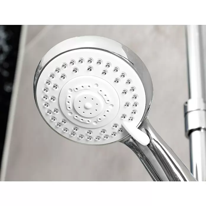 Mixomat Duschsystem Denver - Mit Umsteller, Lochabstand: 67 cm, Anzahl Strahlarten: 5 Stk., Chrom/Weiß - Stimmungsaufnahme