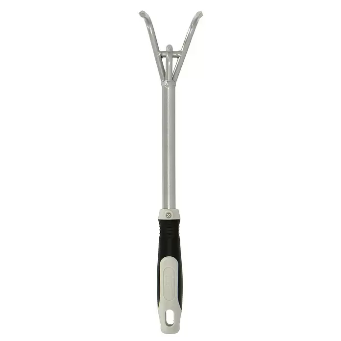 Gardol Hand-Kleingrubber - Arbeitsbreite: 8 cm, Anzahl Zinken: 3, Kurzstiel - Vorderansicht