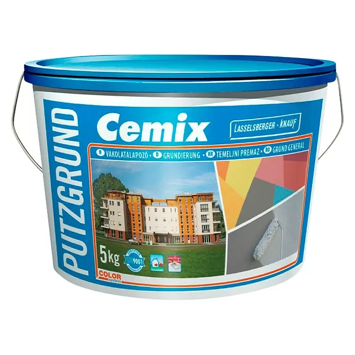 Cemix Temeljni premaz za žbuku i prianjanje - 5 l - Pogled sprijeda