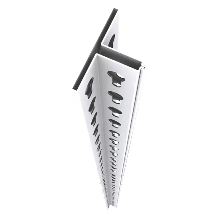 Simonrack Officlick Perfil angular - L x An x Al: 150 x 6,2 x 3,1 cm, Metal, Blanco - Vista angular
