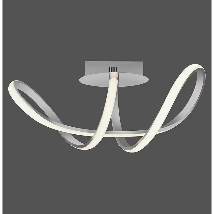 LeuchtenDirekt LED-Deckenleuchte - 18 W, L x B x H: 61 x 24,5 x 27 cm, Grau, Sonstige - Stimmungsaufnahme