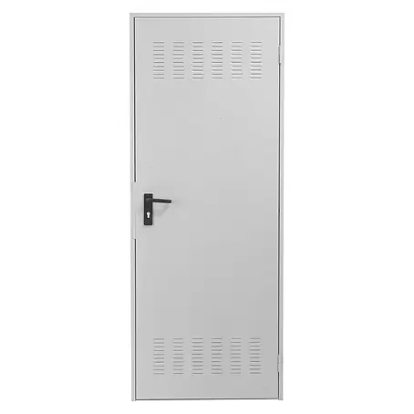 Novoferm  Puerta metálica Super Plus Prelacada blanca con rejilla