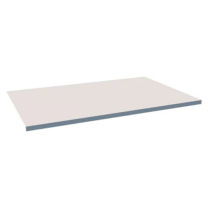 Encimera para lavabo Top - L x An x Al: 46 x 61 x 1,6 cm, Blanco seda - Vista angular