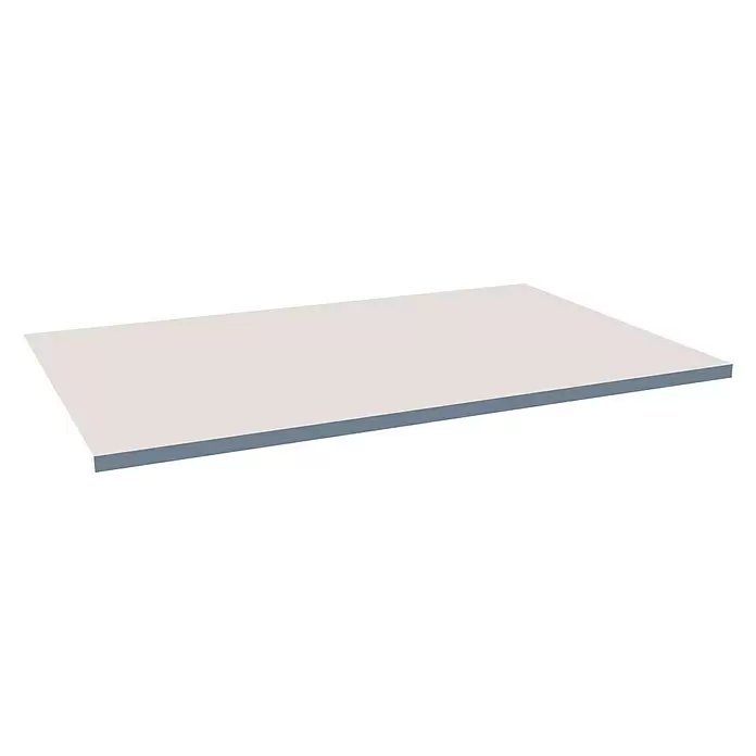 Encimera para lavabo Top - L x An x Al: 46 x 71 x 1,6 cm, Blanco seda - Vista angular