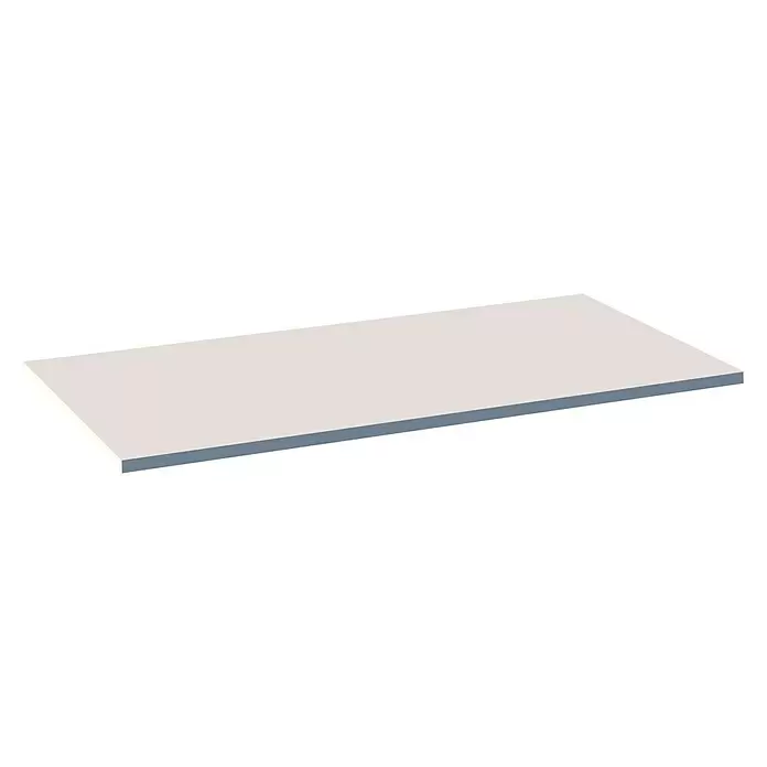 Encimera para lavabo Top - L x An x Al: 46 x 81 x 1,6 cm, Blanco seda - Vista angular