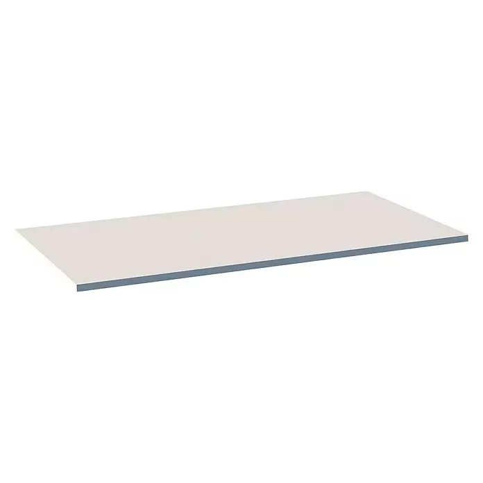 Encimera para lavabo Top - L x An x Al: 46 x 101 x 1,6 cm, Blanco seda - Vista angular