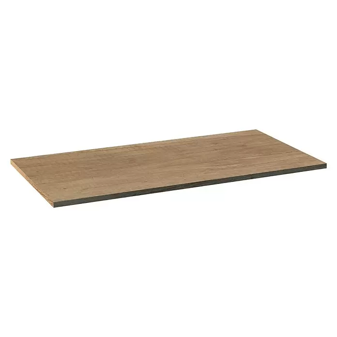 Encimera para lavabo Top - L x An x Al: 46 x 81 x 1,6 cm, Nature - Vista angular