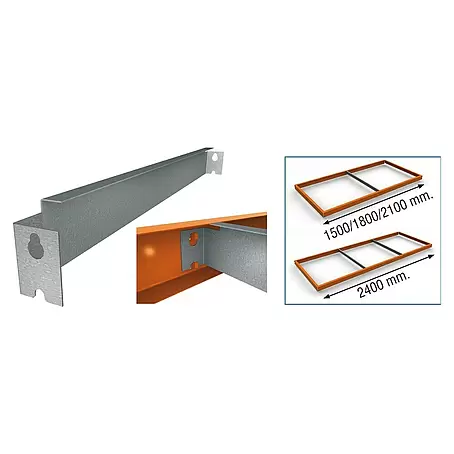 Simonrack Simontaller Travesaño para estanterías para cargas pesadas