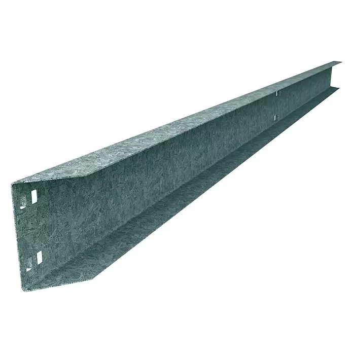 Simonrack Simontaller Travesaño para estanterías para cargas pesadas U1221 - L x An x Al: 150 x 6,9 x 3 cm, Galvanizado - Vista angular