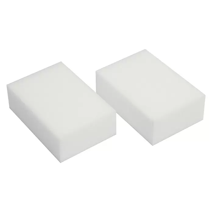 Steinbach Reinigungsschwamm Nano - 2 Stk., Weiß - Diagonale Ansicht