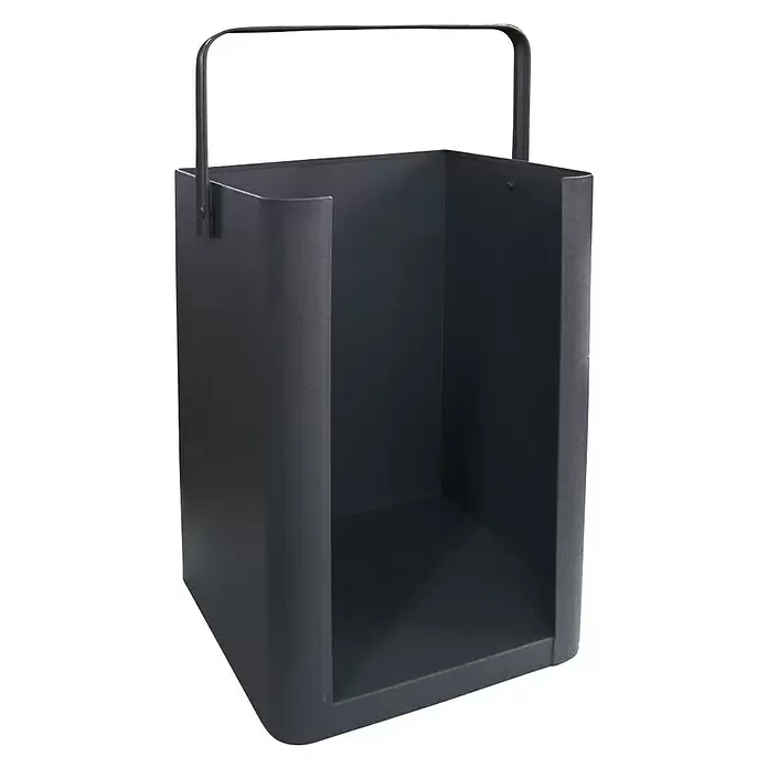Lienbacher Brikett-Träger - Belastbarkeit: 10 kg, Schwarz - Diagonale Ansicht