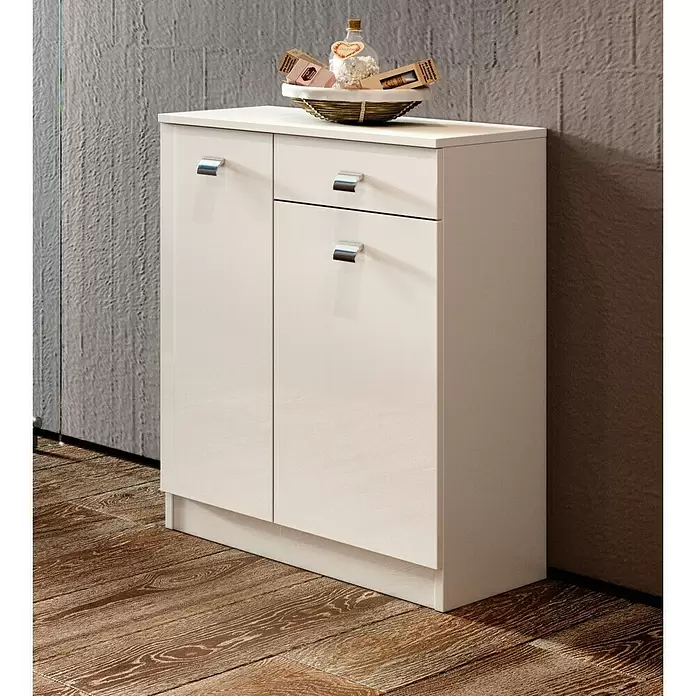 Unterschrank - B x T x H: 57 x 33 x 80 cm, Weiß - Stimmungsaufnahme