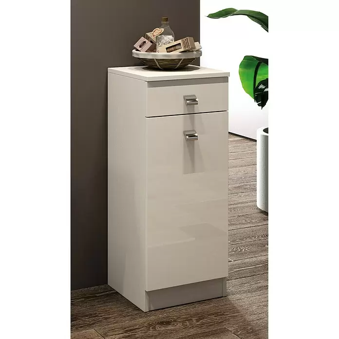 Midischrank Sideboard - 32 x 33 x 80 cm, Weiß - Stimmungsaufnahme