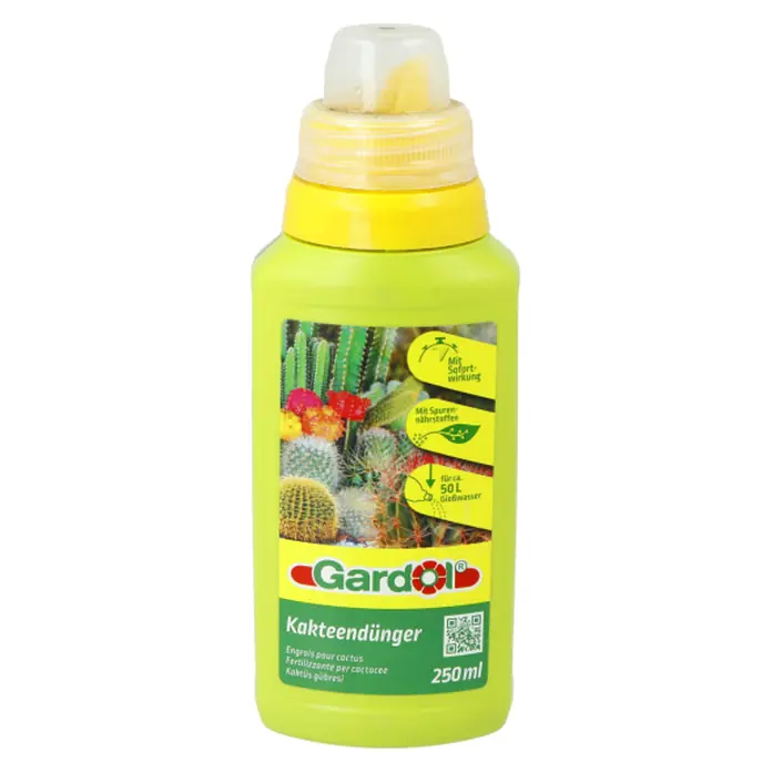 Gardol Kakteendünger - 250 ml, Inhalt ausreichend für ca.: 50 l Gießwasser
