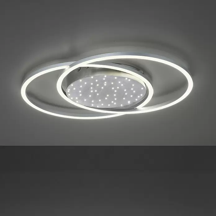 Paul Neuhaus LED-Deckenleuchte - 48 W, L x B x H: 66,8 x 50 x 5 cm, Stahl, Sonstige - Stimmungsaufnahme