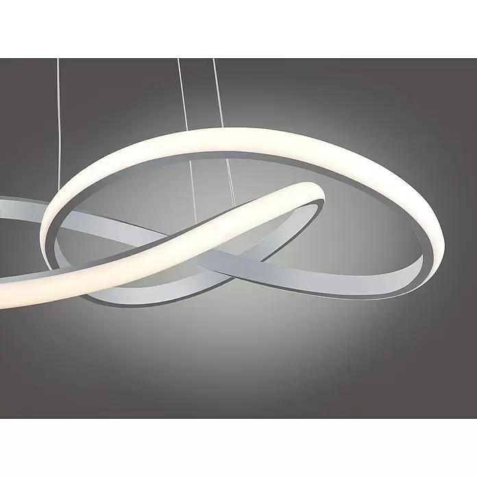 LeuchtenDirekt LED-Pendelleuchte - 29,5 W, L x B x H: 57 x 57 x 120 cm, Aluminium, Sonstige - Detailaufnahme