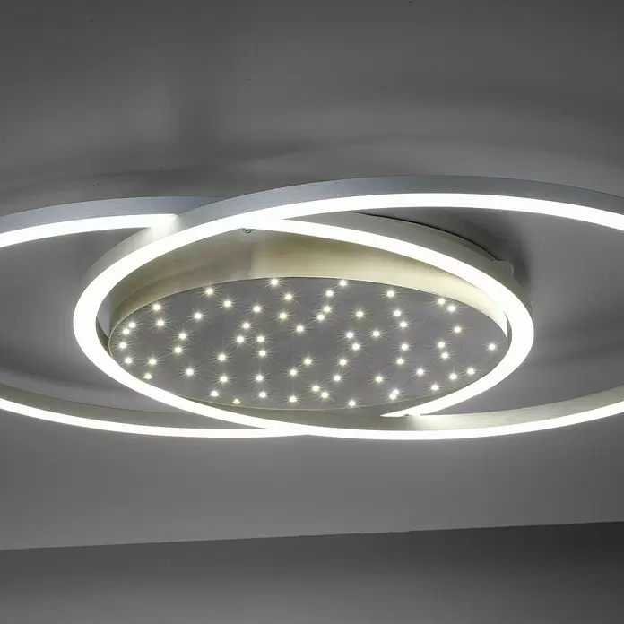Paul Neuhaus LED-Deckenleuchte - 48 W, L x B x H: 66,8 x 50 x 5 cm, Stahl, Sonstige - Detailaufnahme