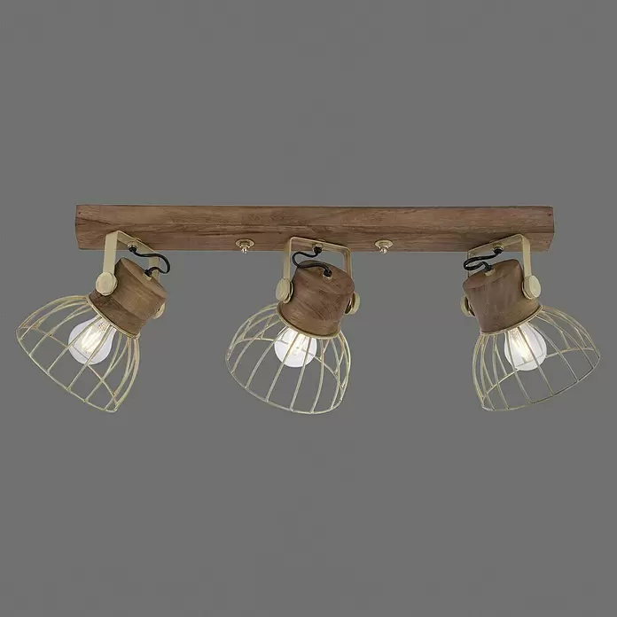LeuchtenDirekt Deckenstrahler - 60 W, L x B x H: 76 x 31 x 20 cm, E27, 3 Stk. - Stimmungsaufnahme