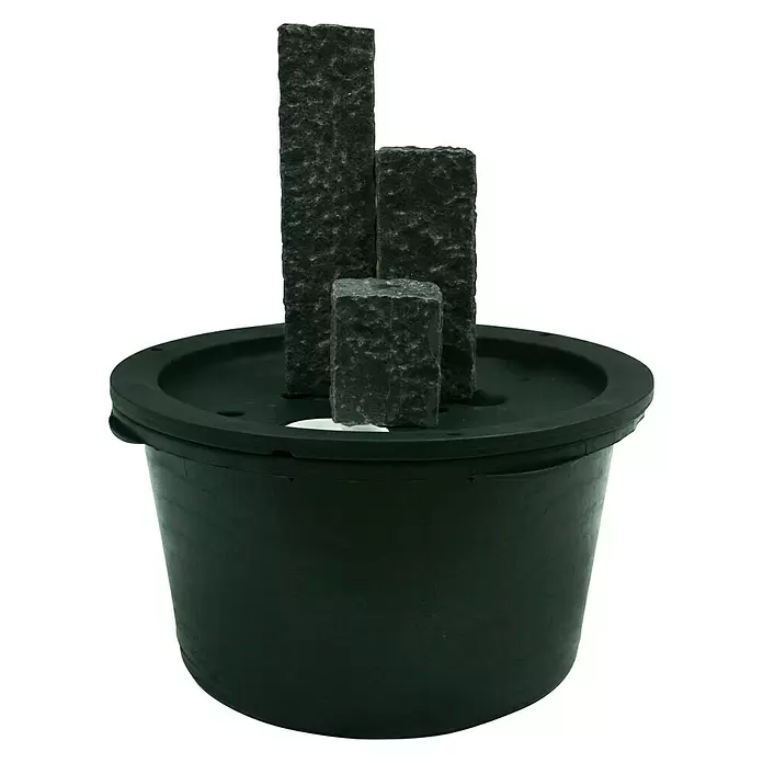 Ubbink AcquaArte Sierput Modena - 12 x 12 x 45 cm, Graniet - Vooraanzicht