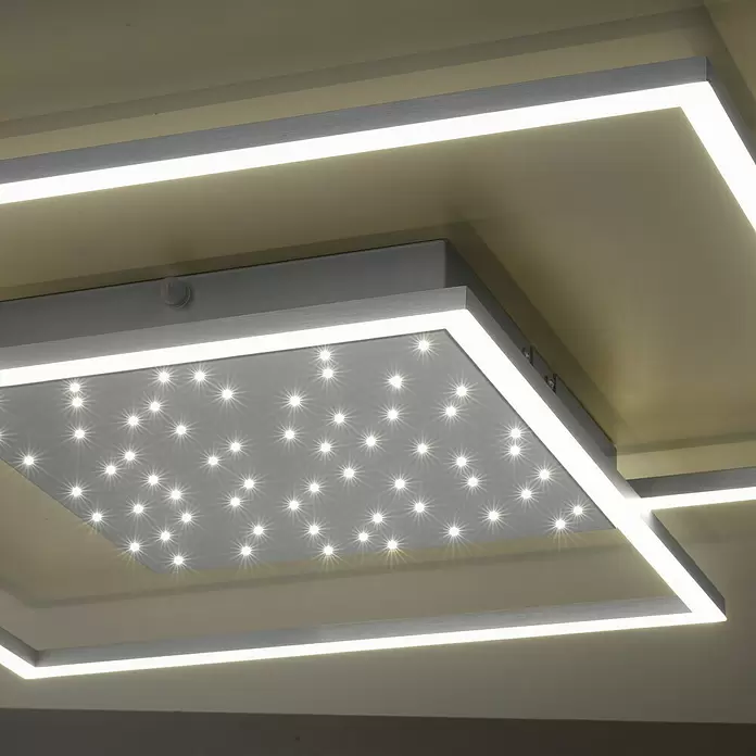 Paul Neuhaus LED-Deckenleuchte - 57 W, L x B x H: 67 x 67 x 5 cm, Stahl, Sonstige - Detailaufnahme