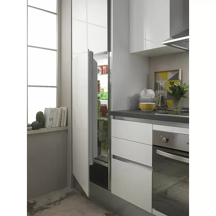 Küchenzeile Giulia - Breite: 275 cm, Anschlag rechts, Weiß - Stimmungsaufnahme