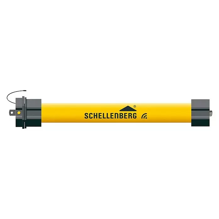 Schellenberg Funk-Rohrmotor Premium 10 Maxi - Max. Rollladenfläche: 4,2 m² bei Kunststoffrollläden, Einbaulänge: 555 mm, Zugkraft: 20 kg - Vorderansicht