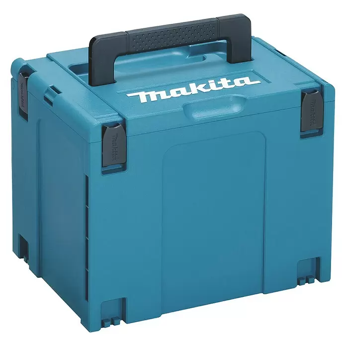 Makita Maschinenkoffer MAKPAC Gr. 4 - L x B x H: 395 x 295 x 320 mm - Diagonale Ansicht