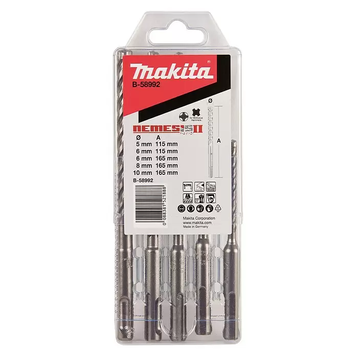 Makita Bohrer-Set Nemesis 2 - 5 -tlg. - Vorderansicht