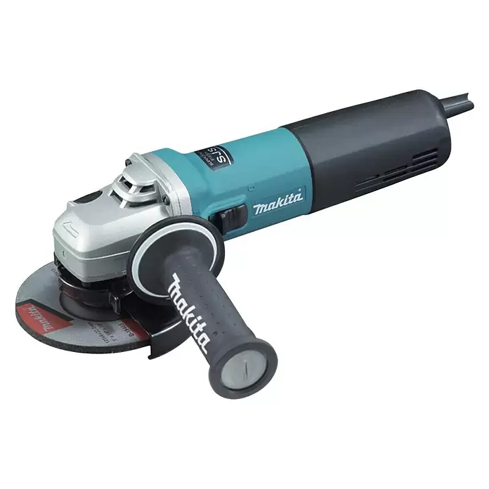 Makita Winkelschleifer 9565CR - 1.400 W, Schleifscheibe: Ø 125 mm, 11.000 U/min - Diagonale Ansicht