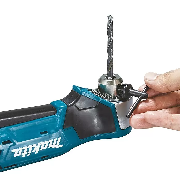 Makita Akku-Winkelbohrmaschine DA332DSYJ - 12 V, 2 Akkus, 1,5 Ah, Leerlaufdrehzahl: 0 U/min - 1.100 U/min - Detailaufnahme